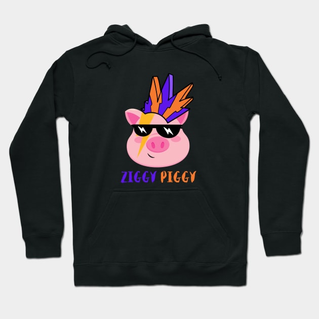 Ziggy Piggy Hoodie by Unique Treats Designs